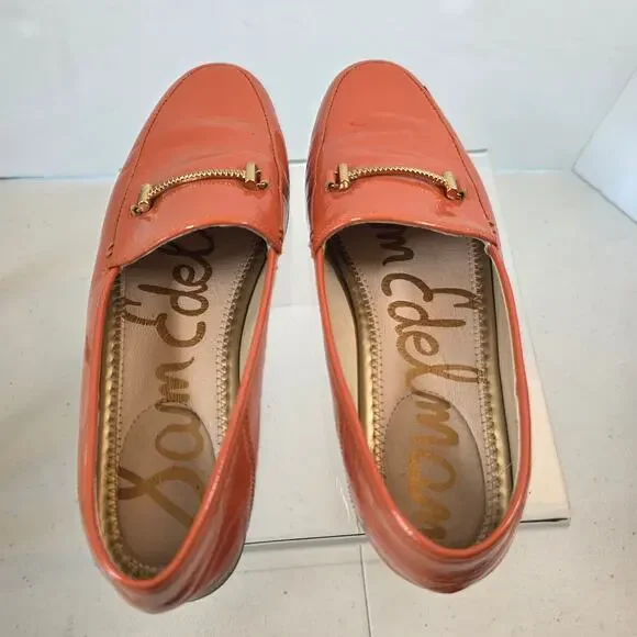 Sam Edelman Tan Leather Loraine Loafers with Horsebit Detail Women's Size 7M - Picture 8 of 12